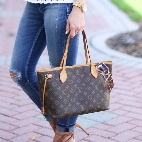 Authentic Preowned Louis Vuitton Neverfull PM Monogram Canvas Beige