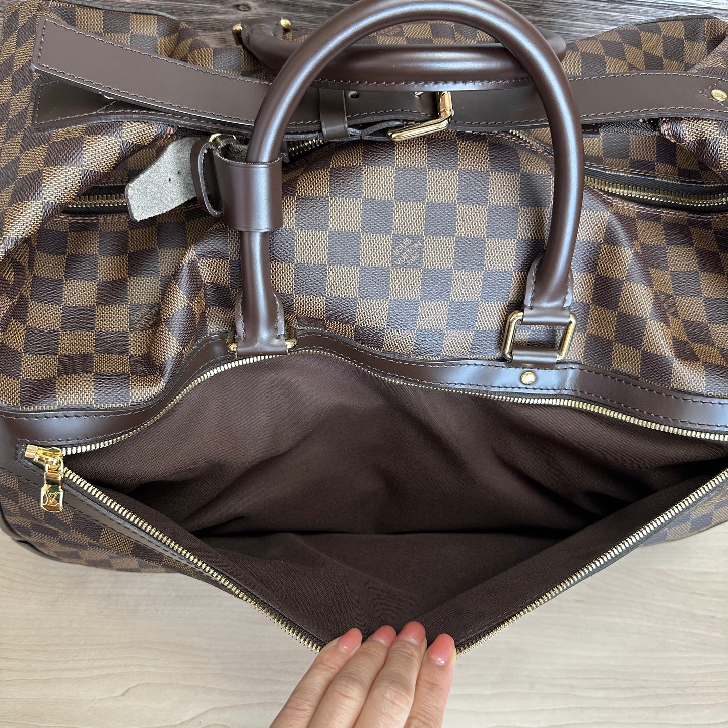 Eole 50 Rolling Travel Luggage Damier Ebene