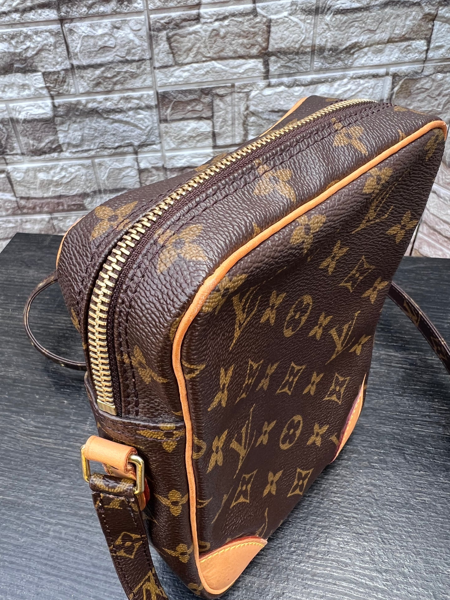 Danube PM Crossbody Monogram Canvas