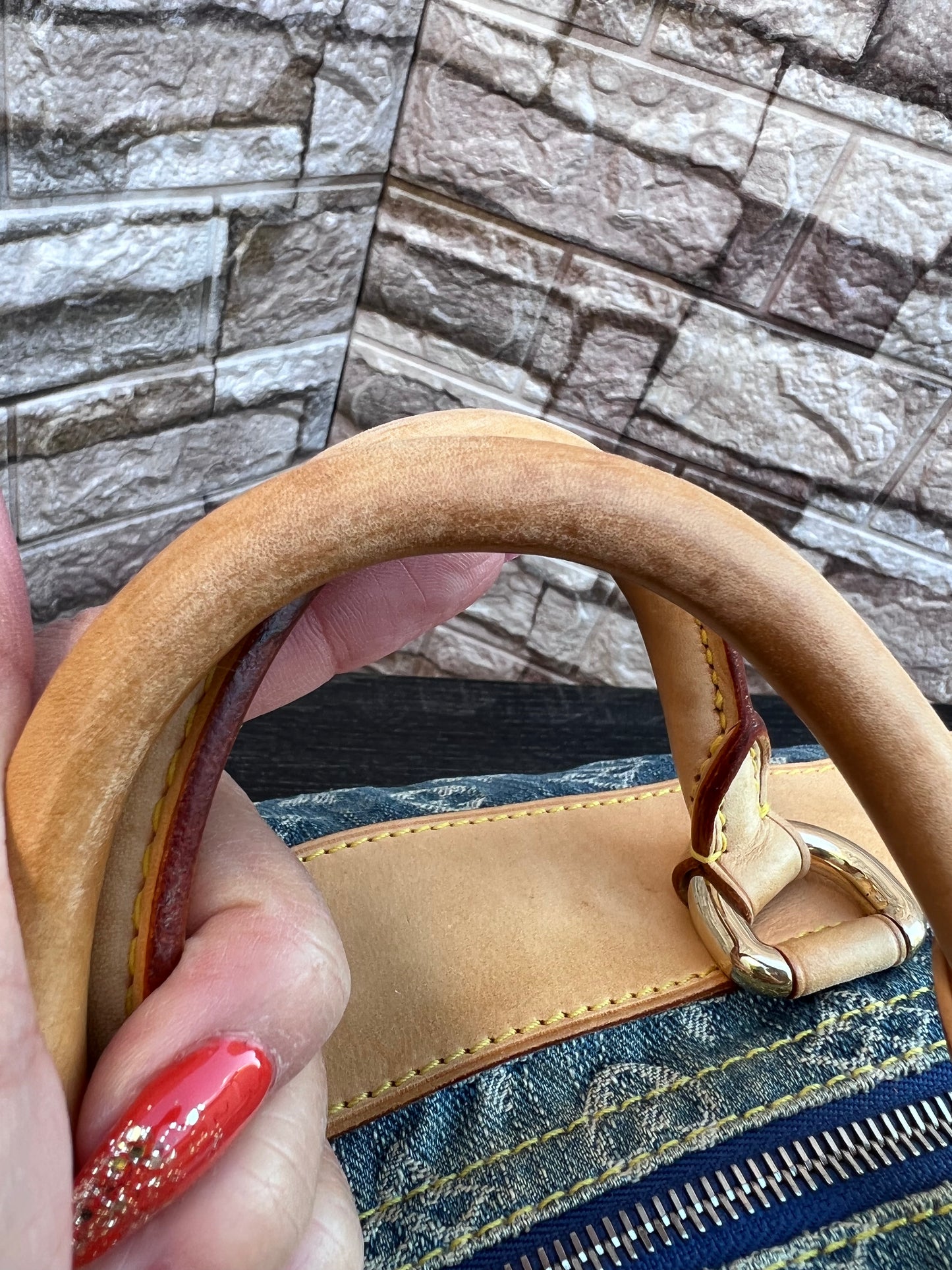 Blue Denim Neo Speedy Bag