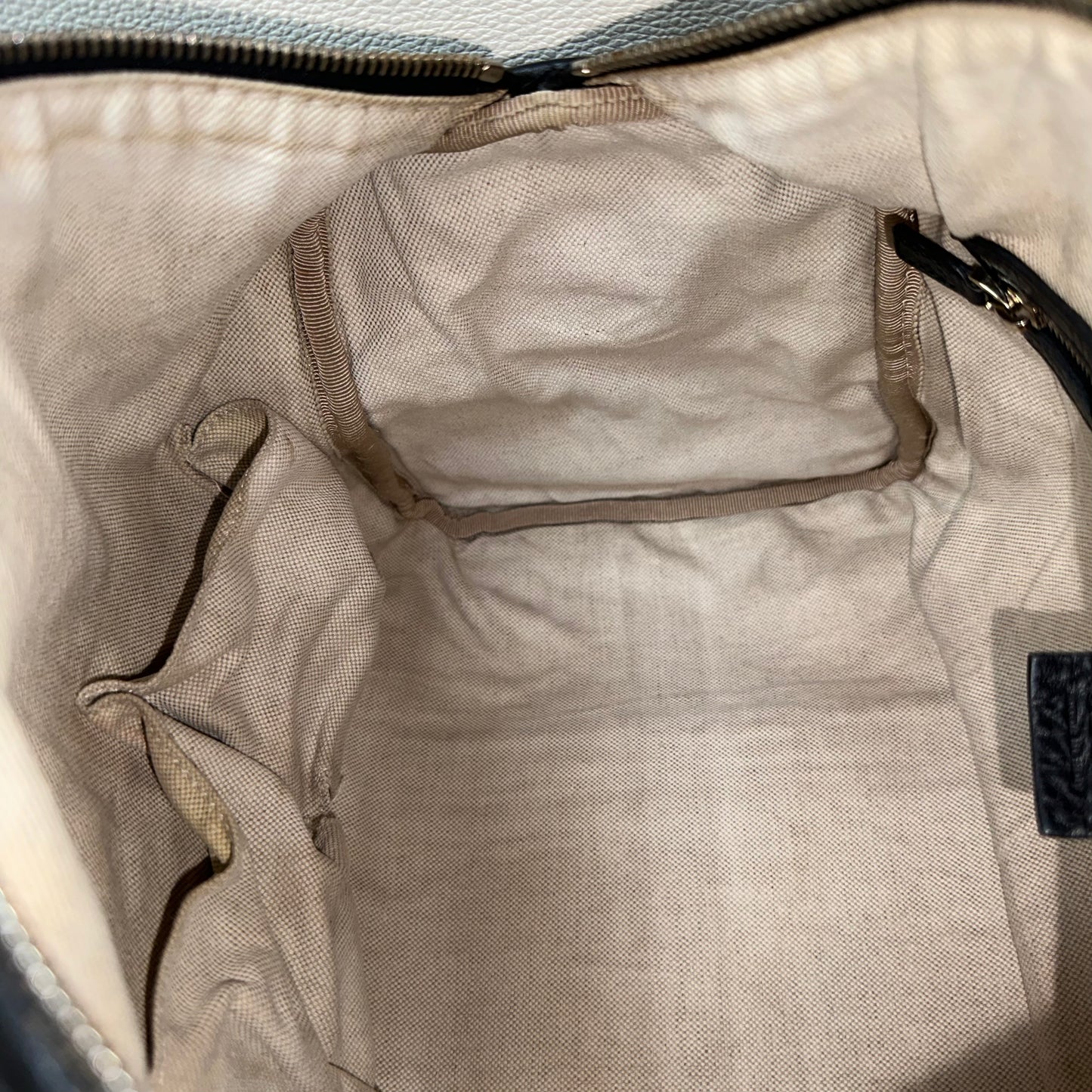 Vintage Web boston bag in black Leather