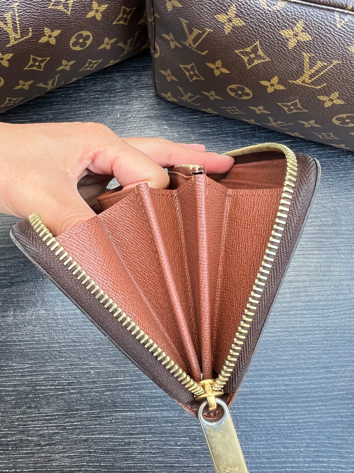 Zippy Wallet Monogram Canvas