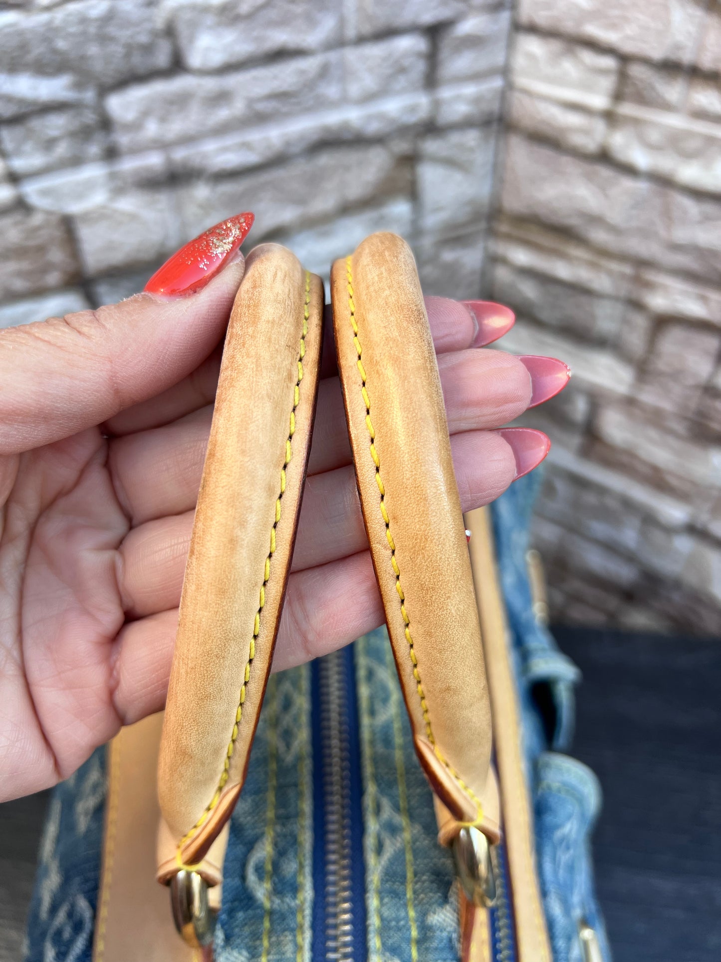 Blue Denim Neo Speedy Bag