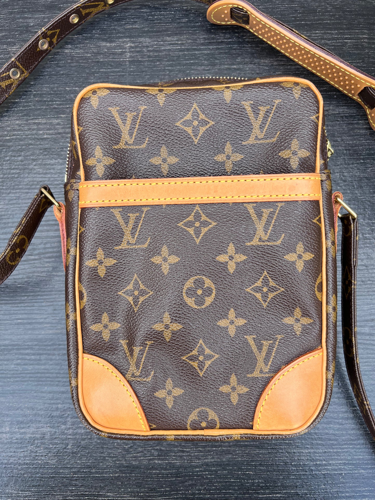 Danube PM Crossbody Monogram Canvas