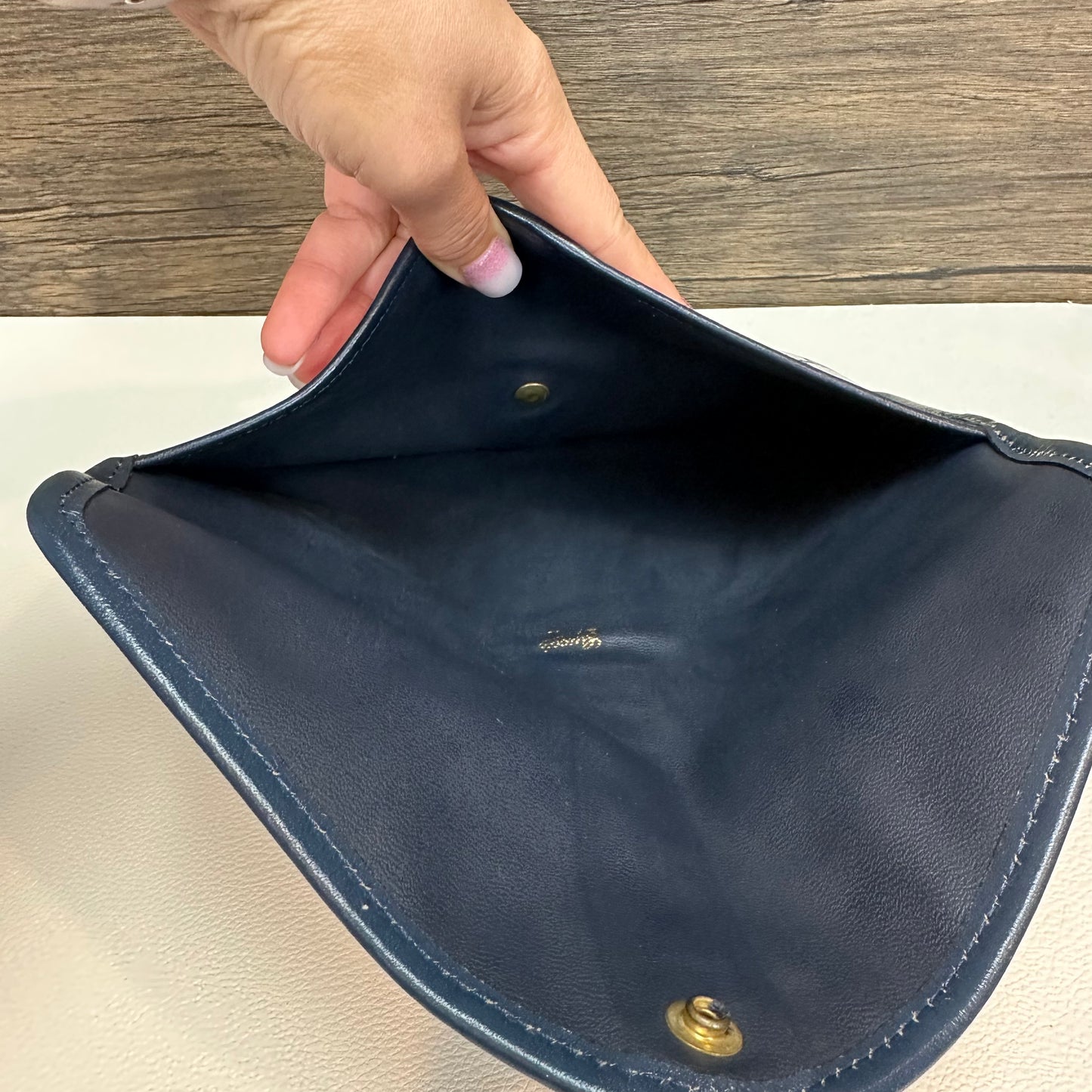 Vintage GG Envelope Coated Canvas Clutch