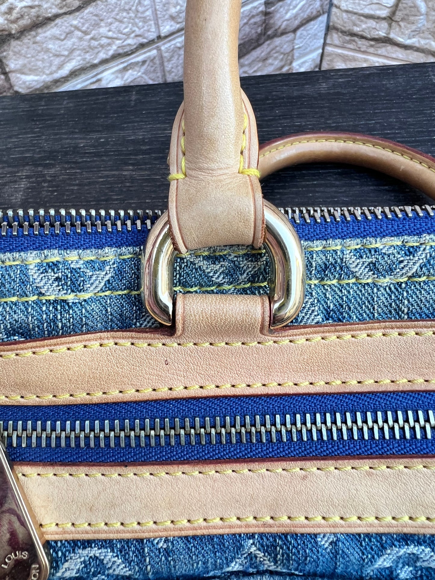 Blue Denim Neo Speedy Bag