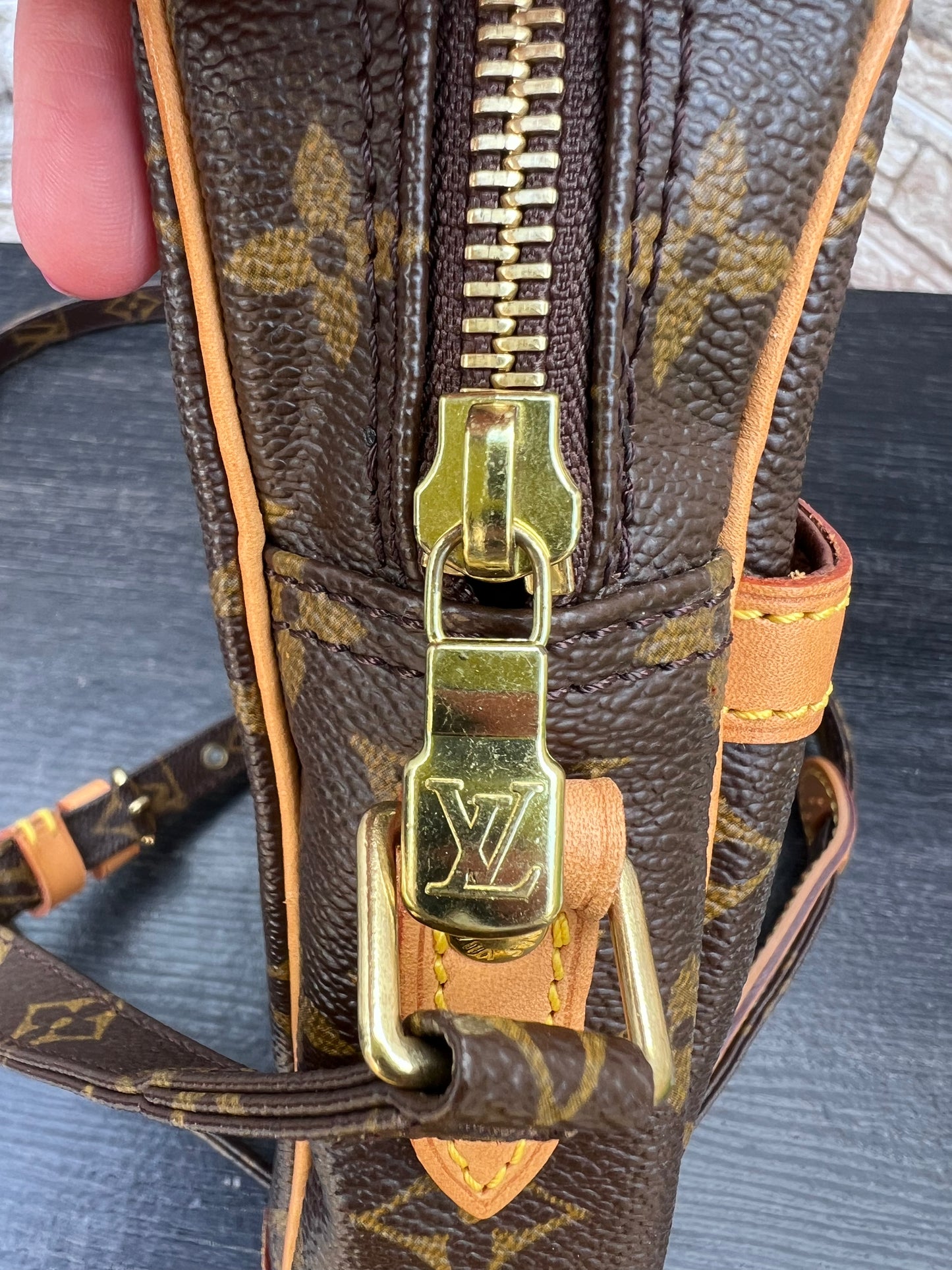 Danube PM Crossbody Monogram Canvas