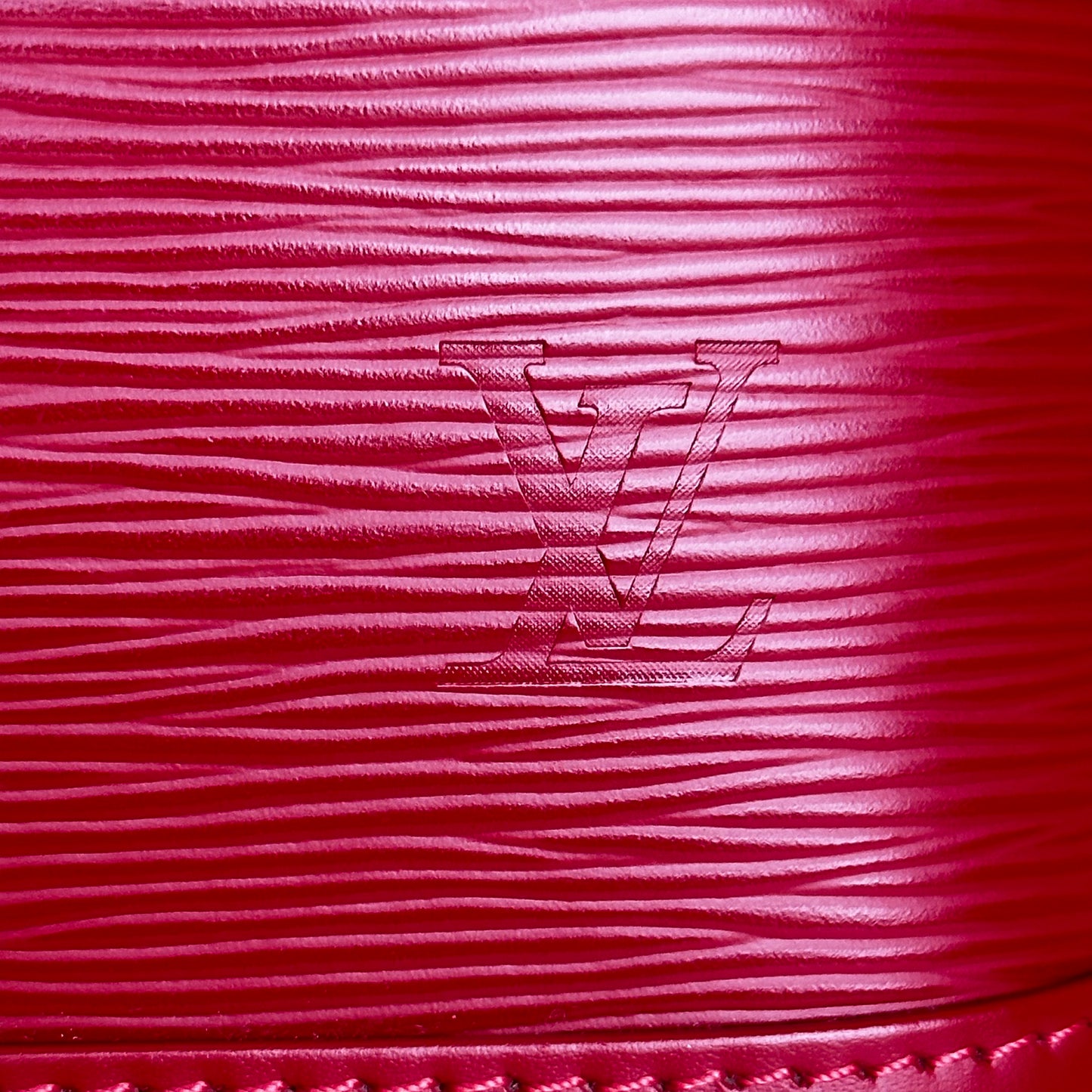 Coquelicot Epi Leather Alma PM