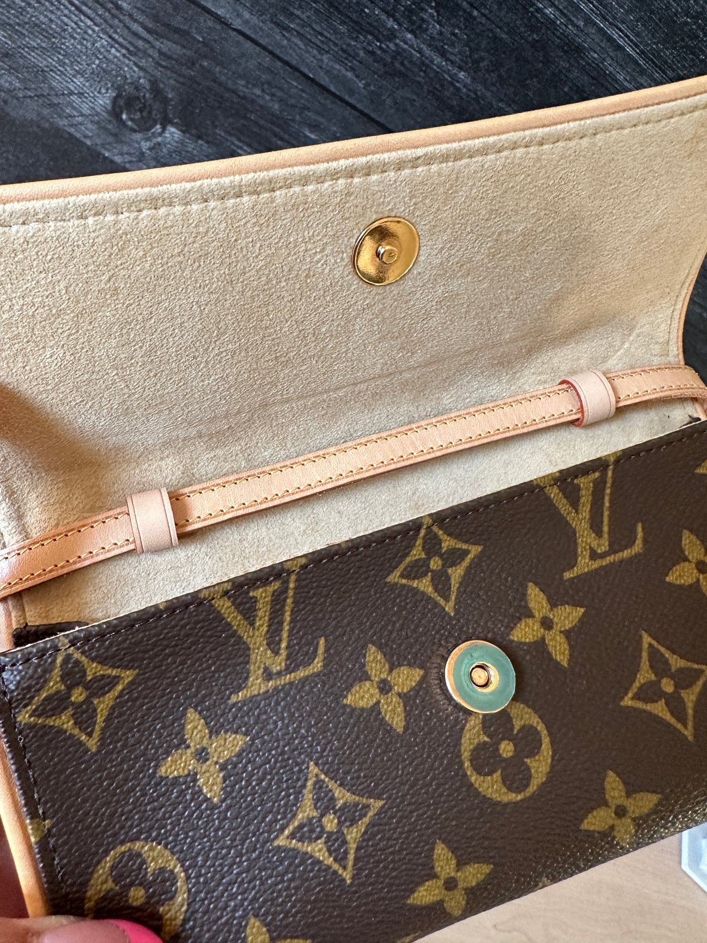 Authentic Preowned LV Monogram Pochette Twin PM Bag