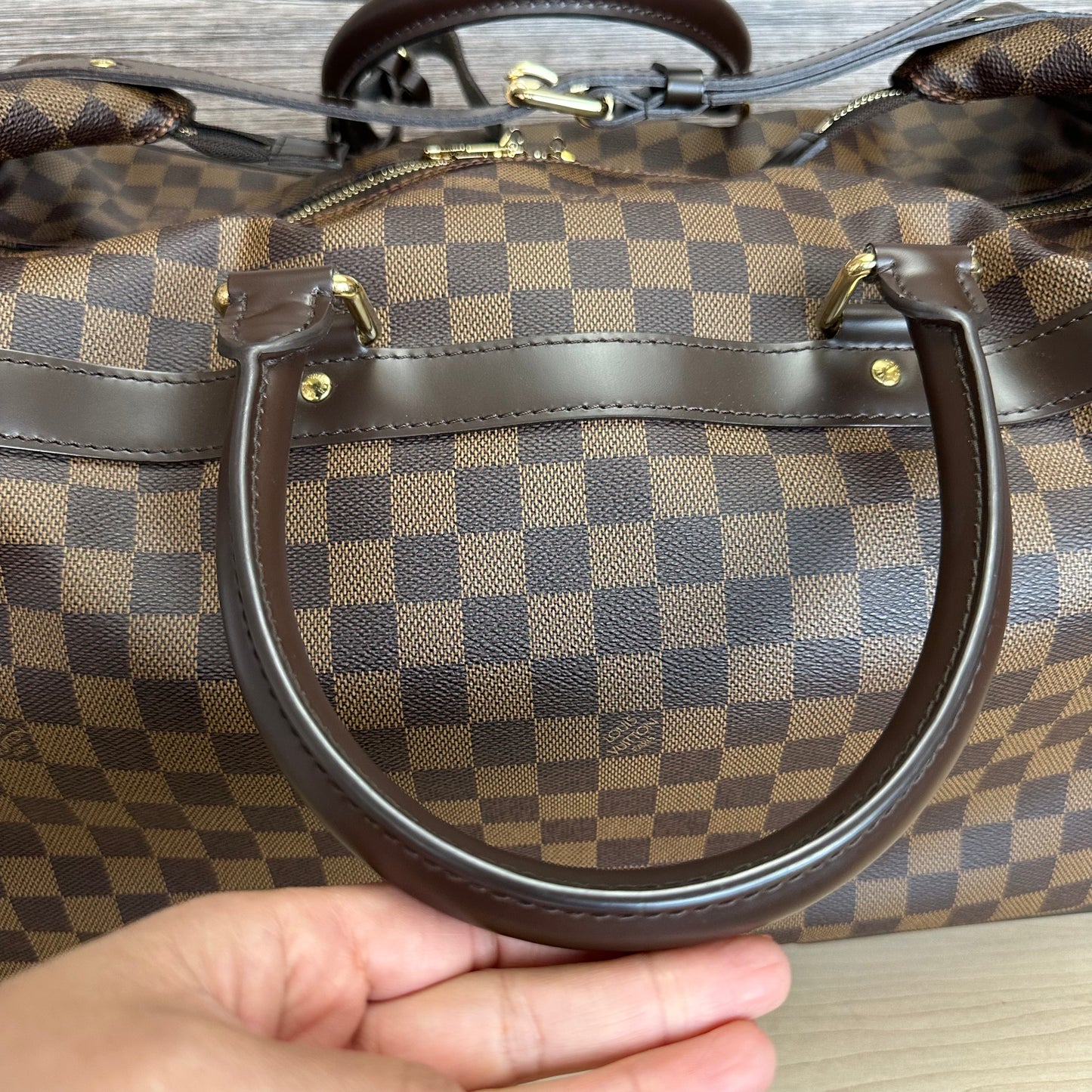 Eole 50 Rolling Travel Luggage Damier Ebene