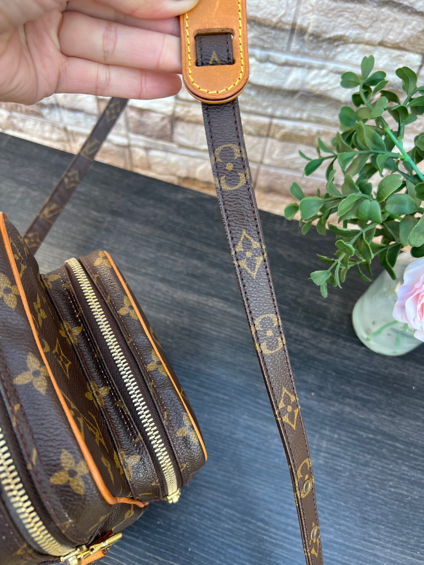 Amazon Crossbody Bag Monogram Canvas