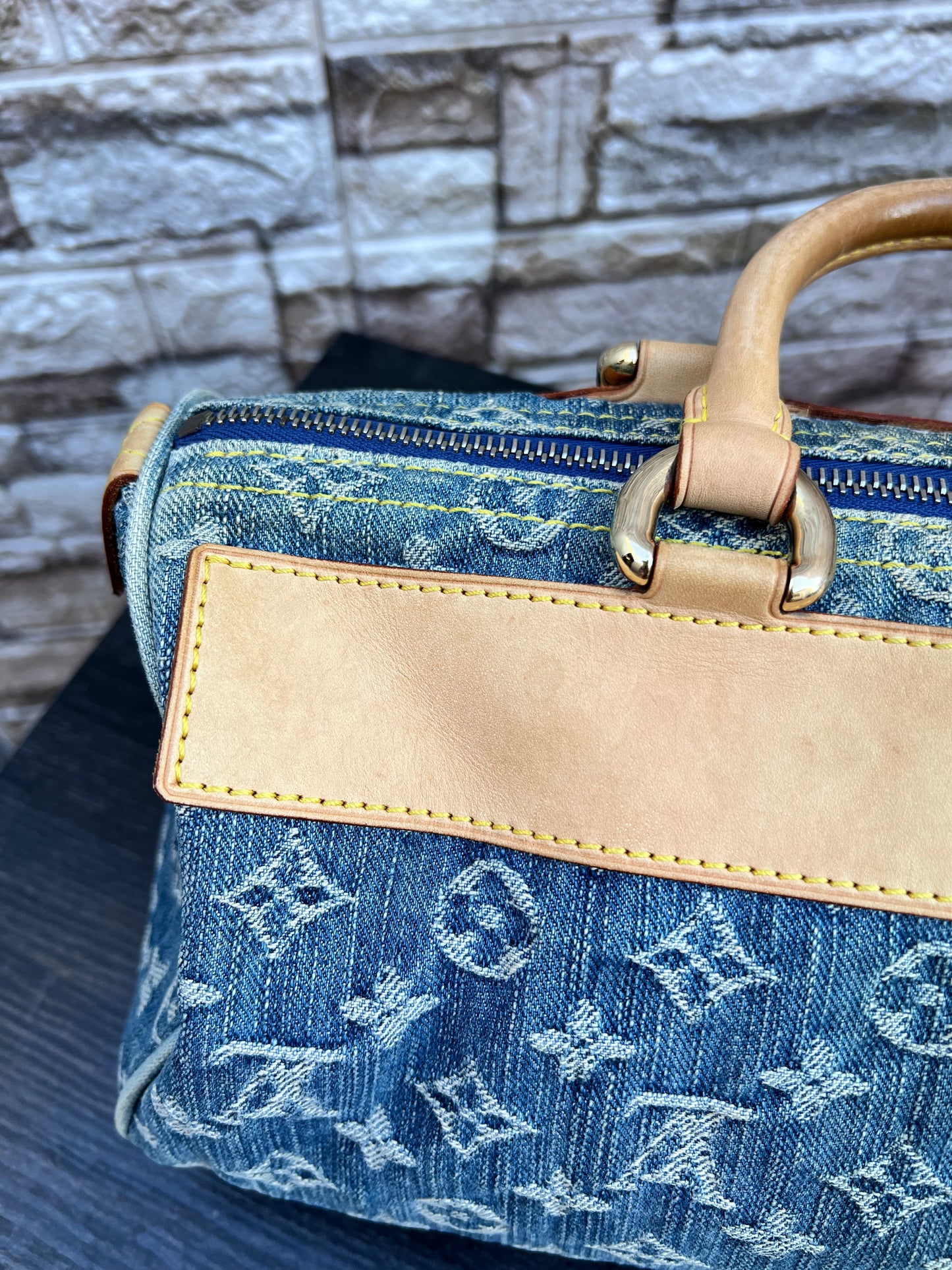 Blue Denim Neo Speedy Bag