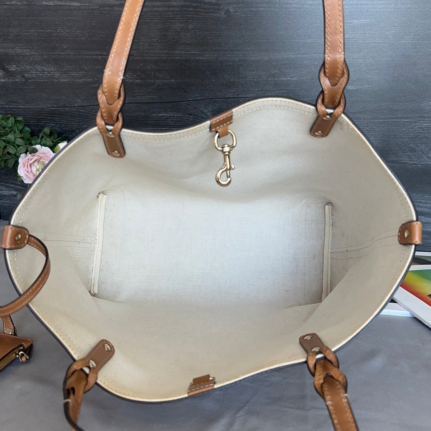 GG Craft Tote Medium Brown with Pouch