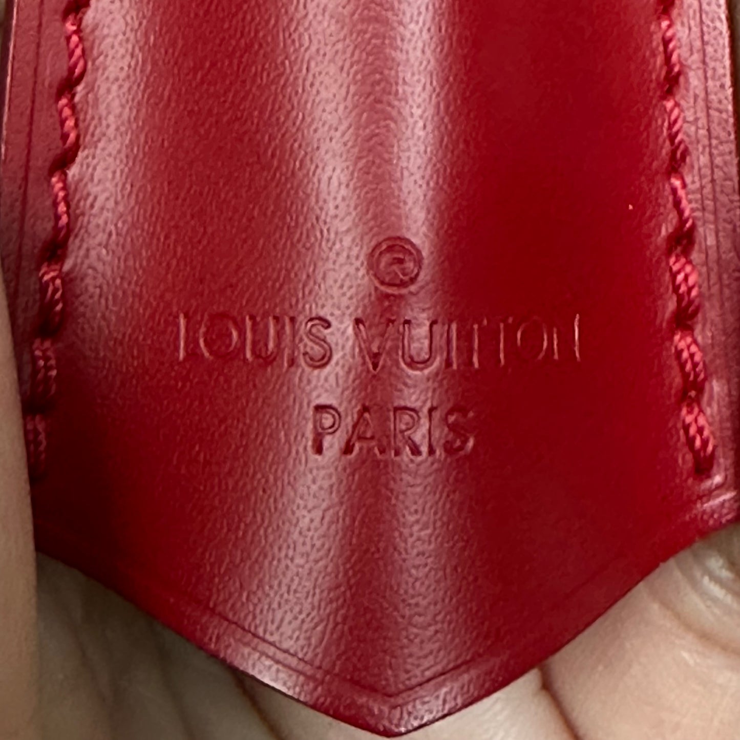 Coquelicot Epi Leather Alma PM