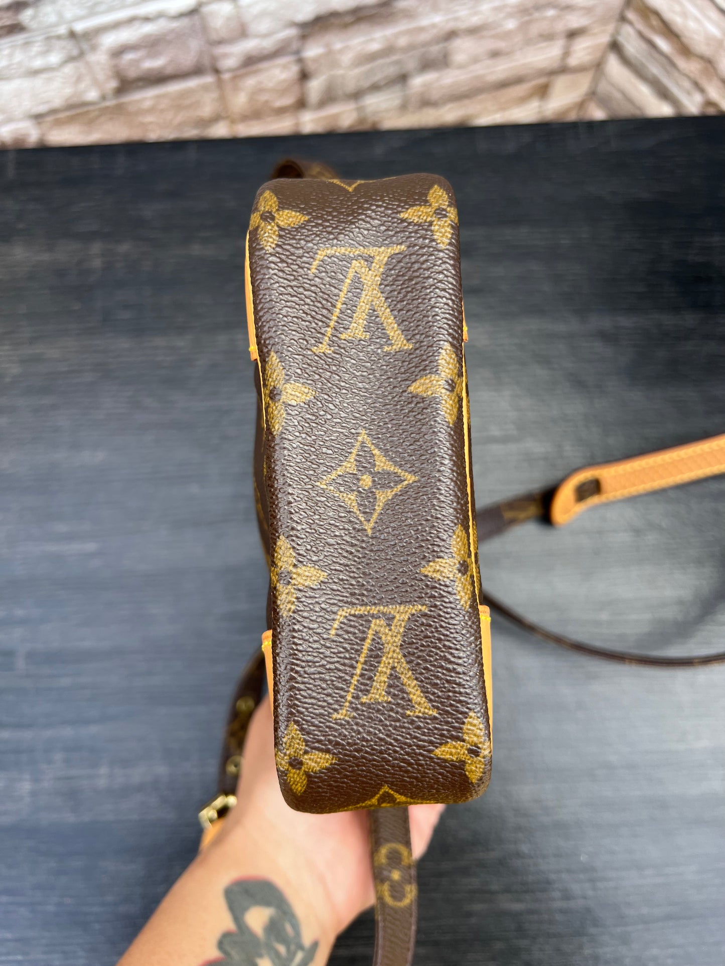 Danube PM Crossbody Monogram Canvas
