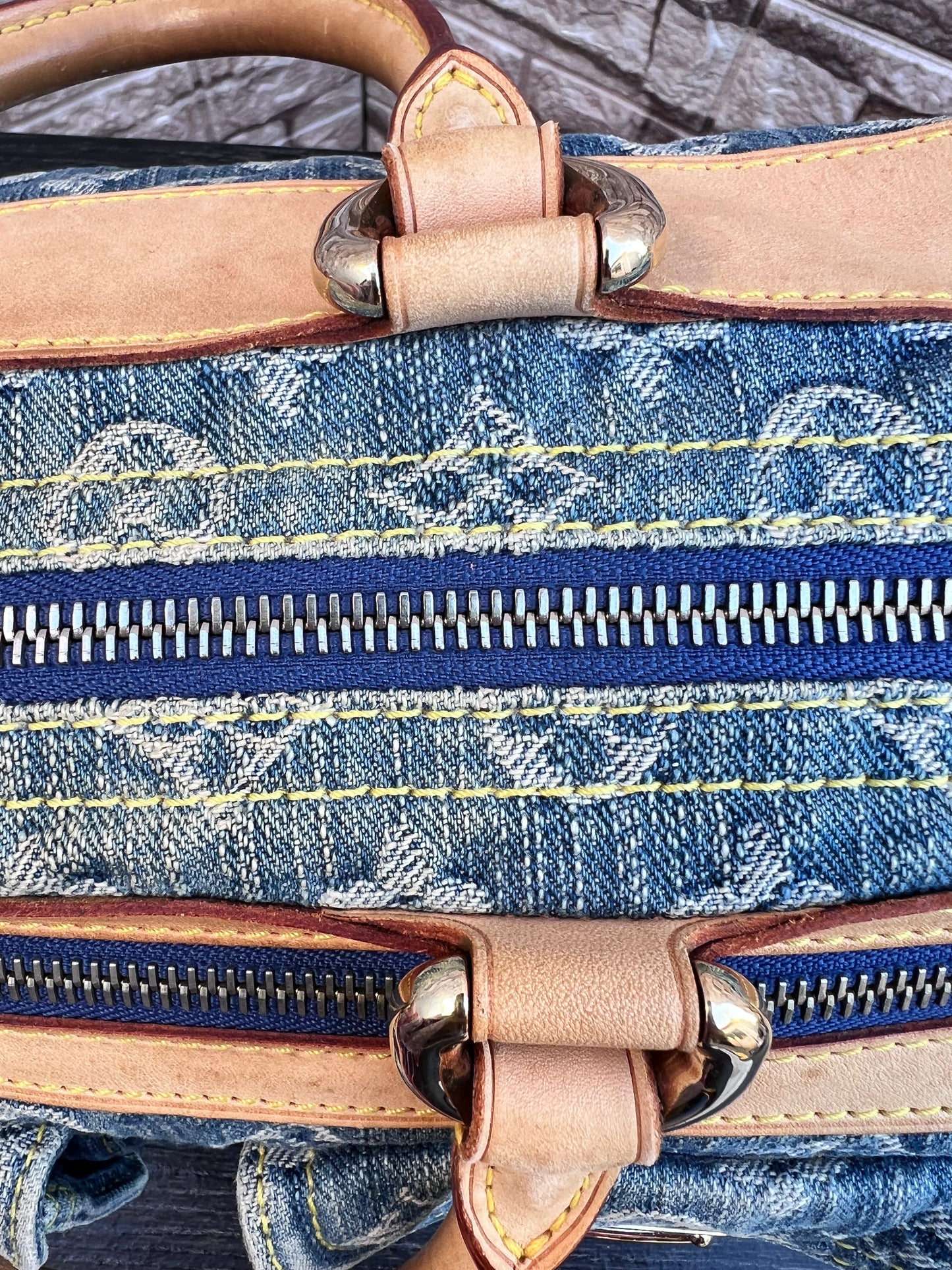 Blue Denim Neo Speedy Bag