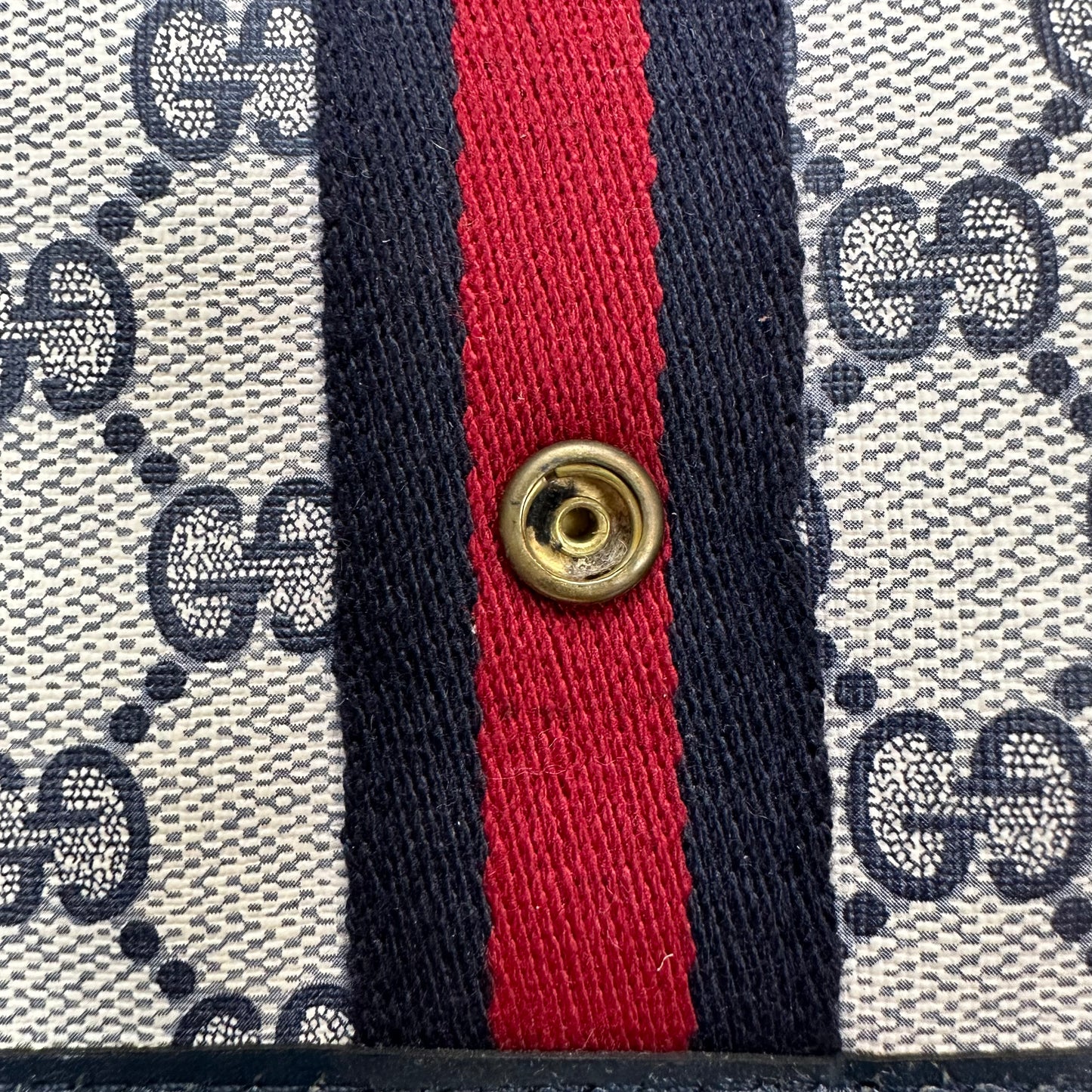 Vintage GG Envelope Coated Canvas Clutch