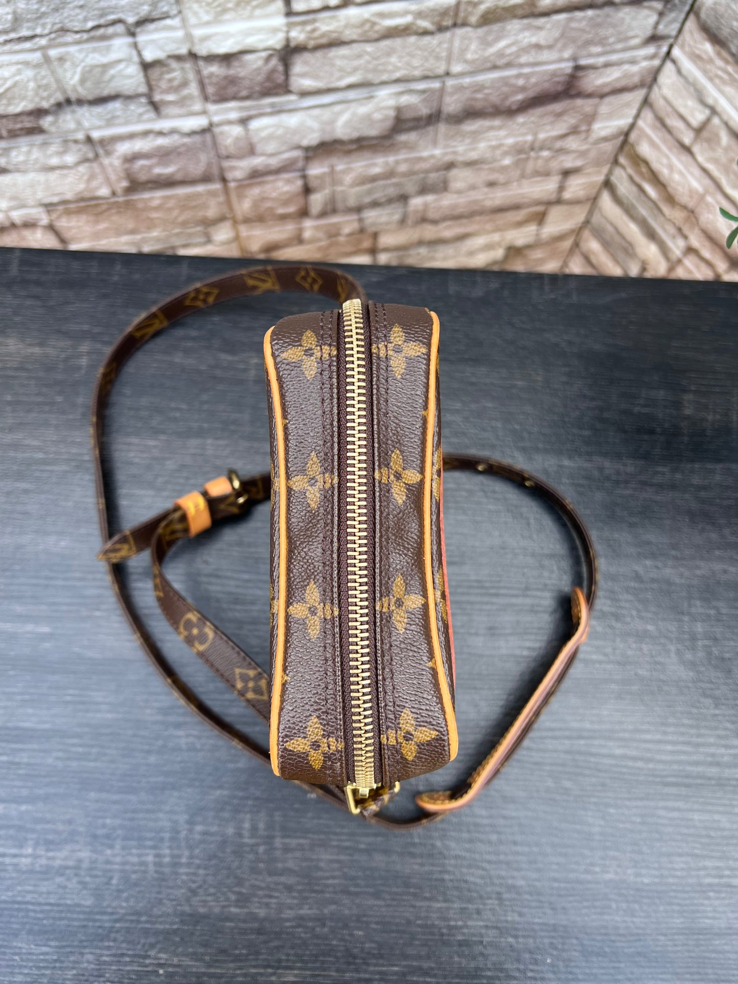Danube PM Crossbody Monogram Canvas