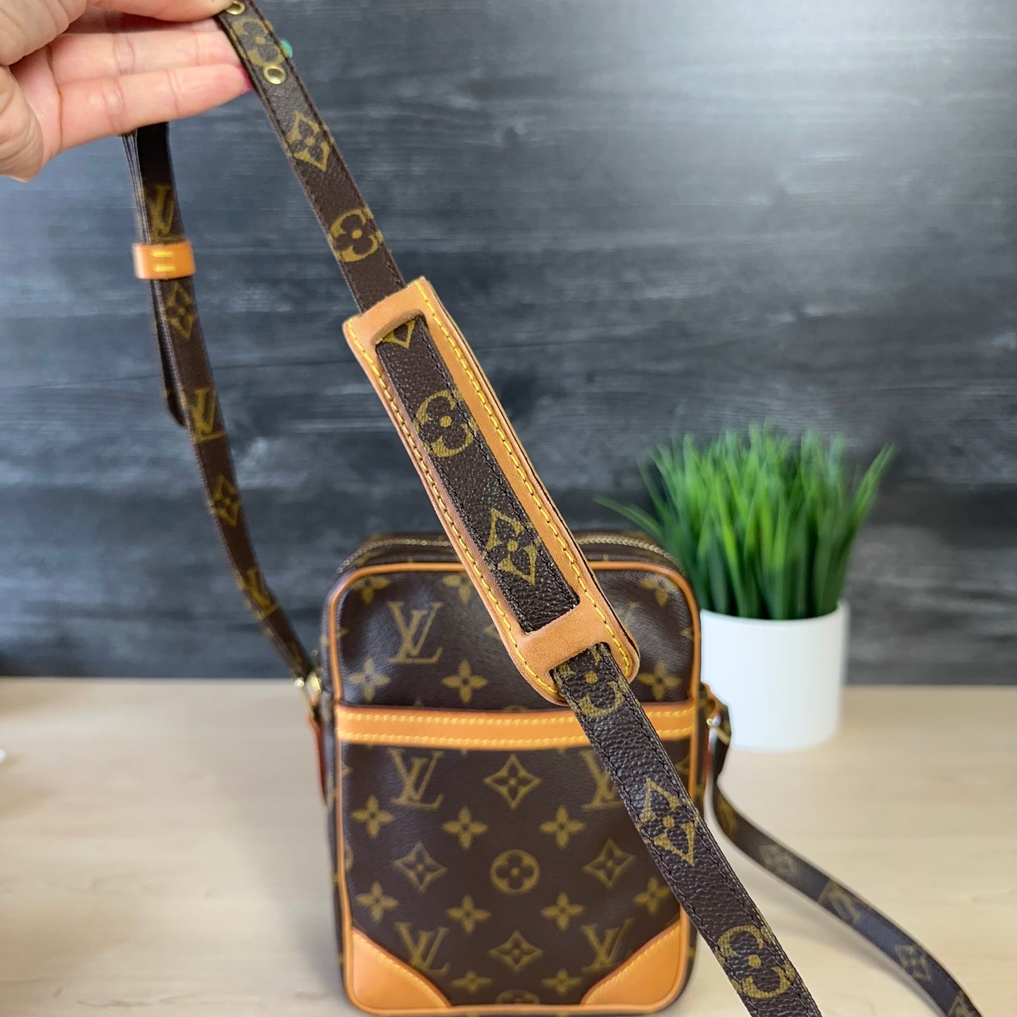 Authentic Preowned Louis Vuitton Danube PM Crossbody