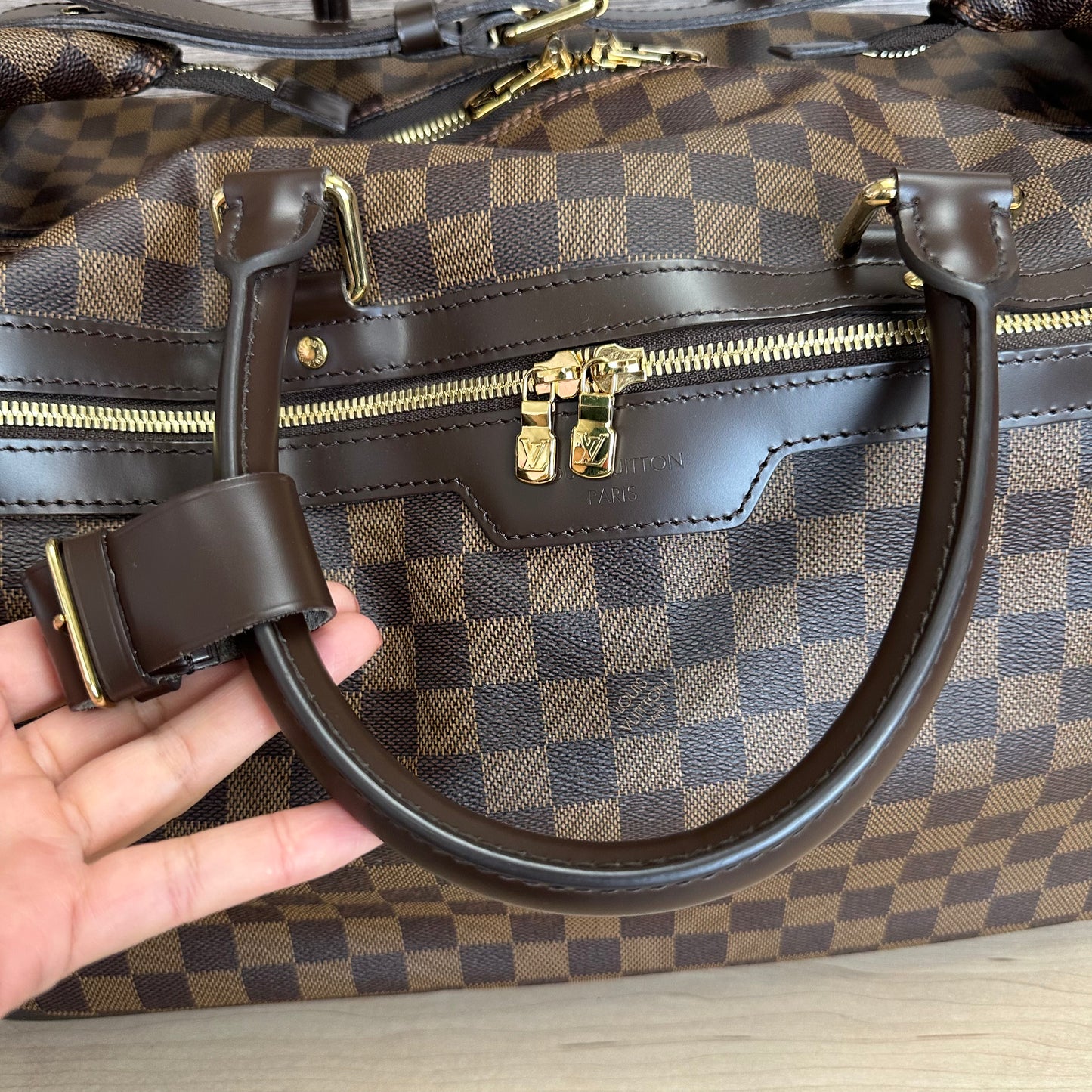 Eole 50 Rolling Travel Luggage Damier Ebene