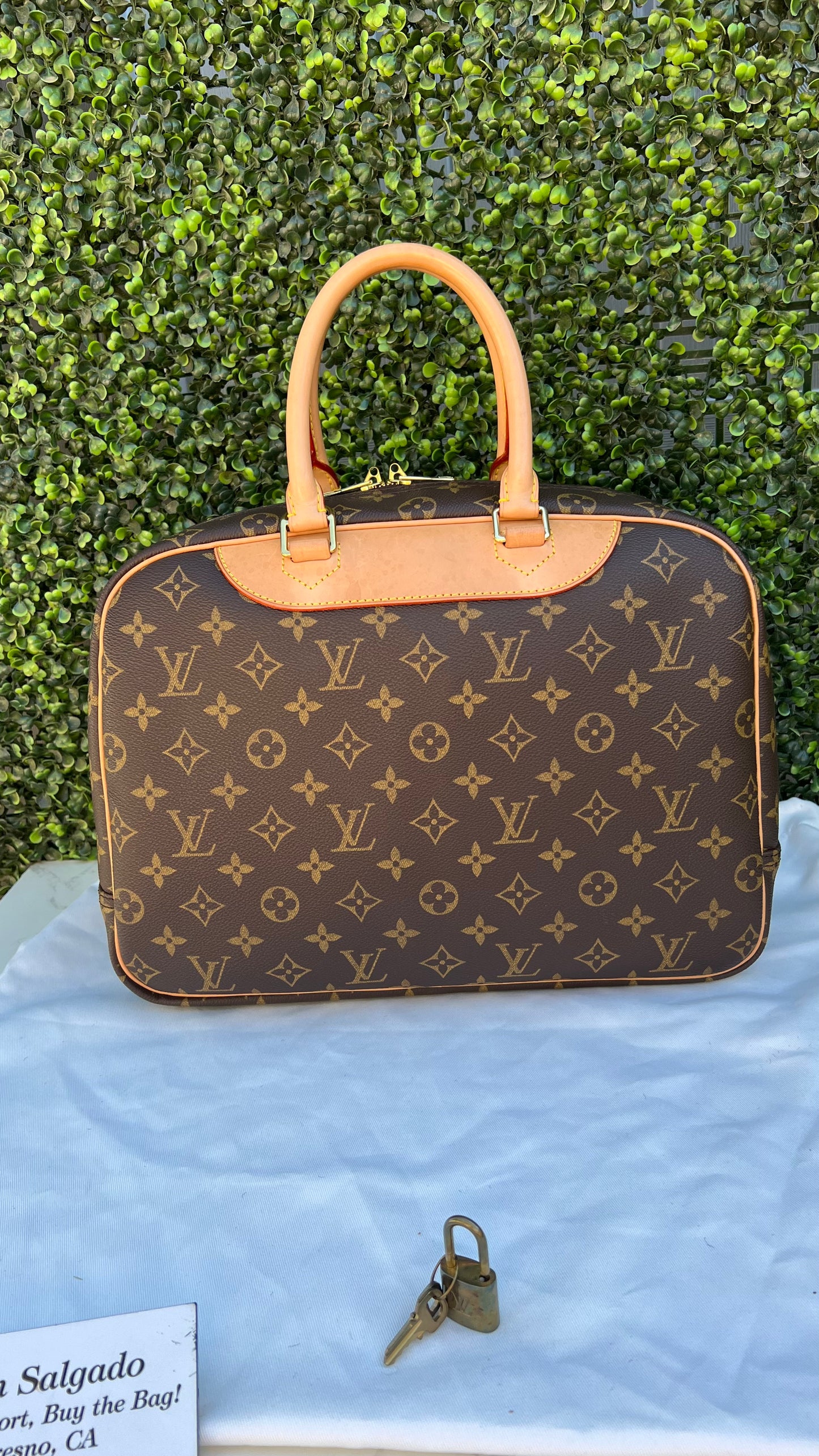 Authentic Preowned Deauville Bag Monogram Canvas