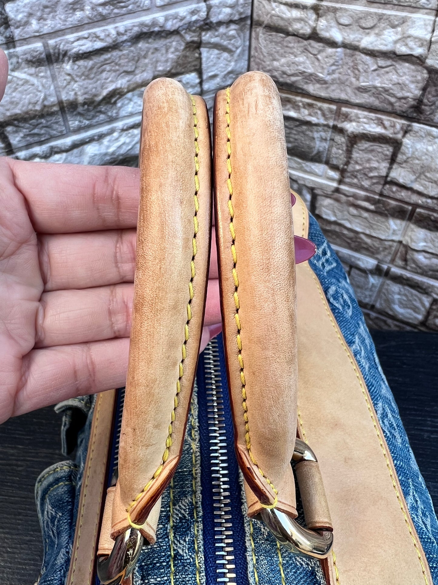 Blue Denim Neo Speedy Bag