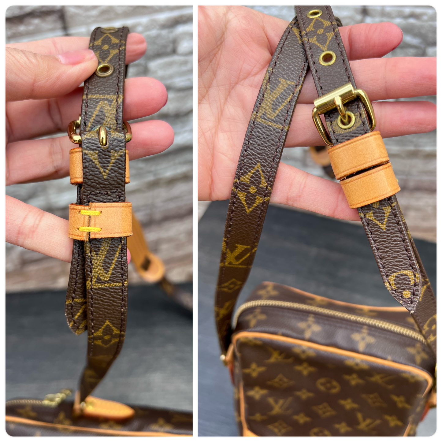 Danube PM Crossbody Monogram Canvas