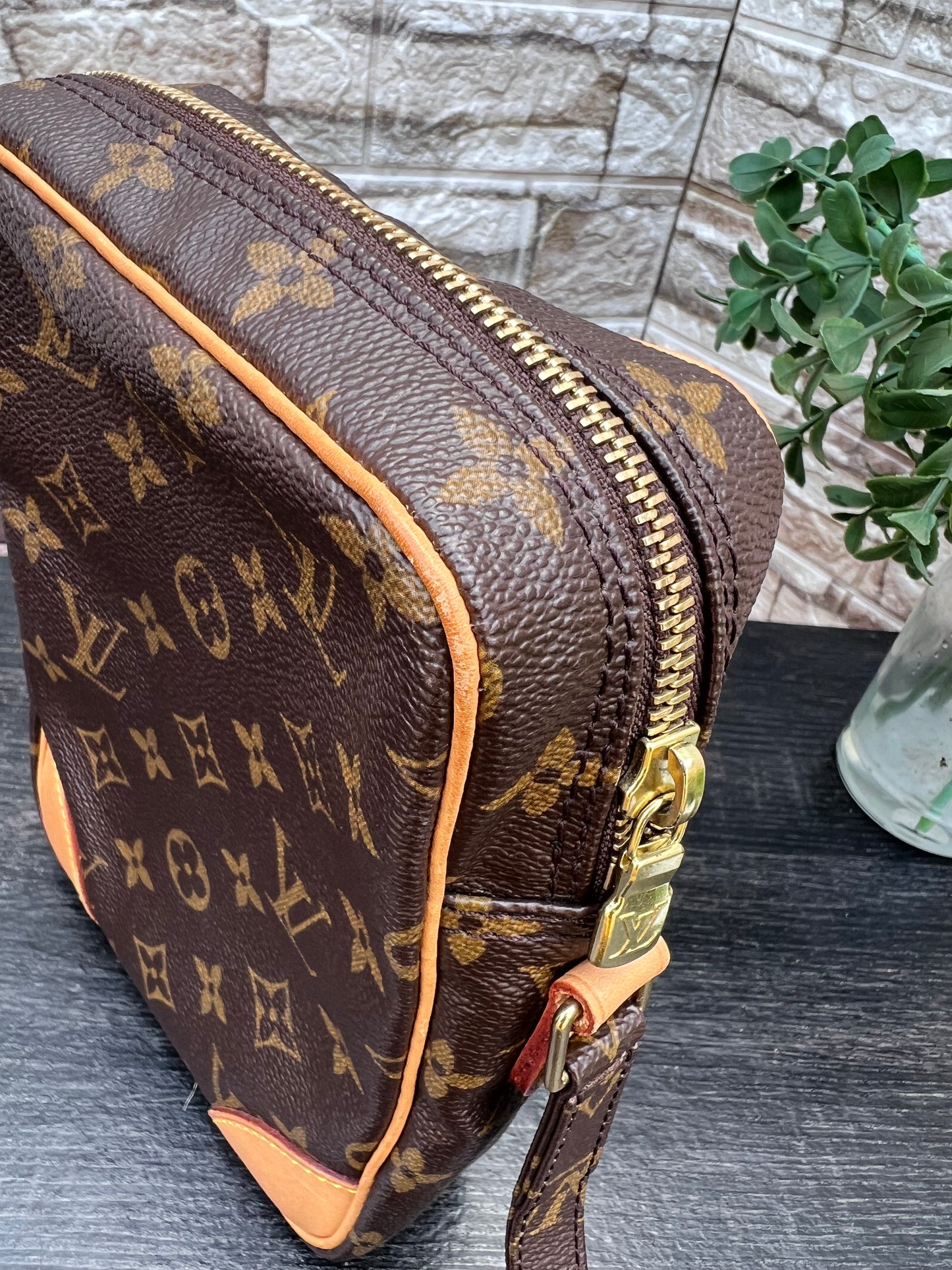 Danube PM Crossbody Monogram Canvas