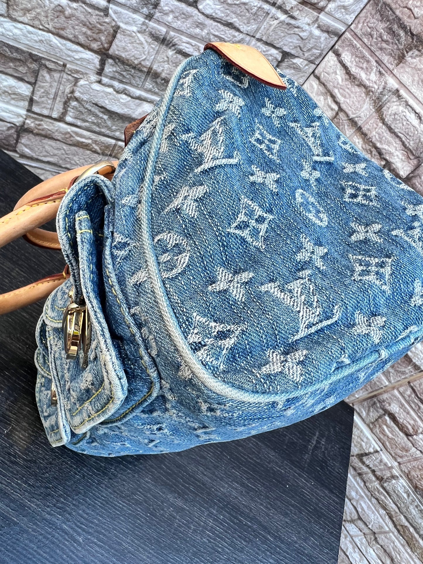 Blue Denim Neo Speedy Bag