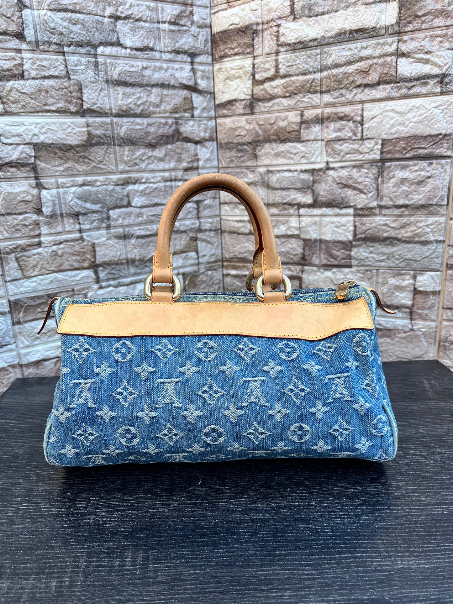 Blue Denim Neo Speedy Bag