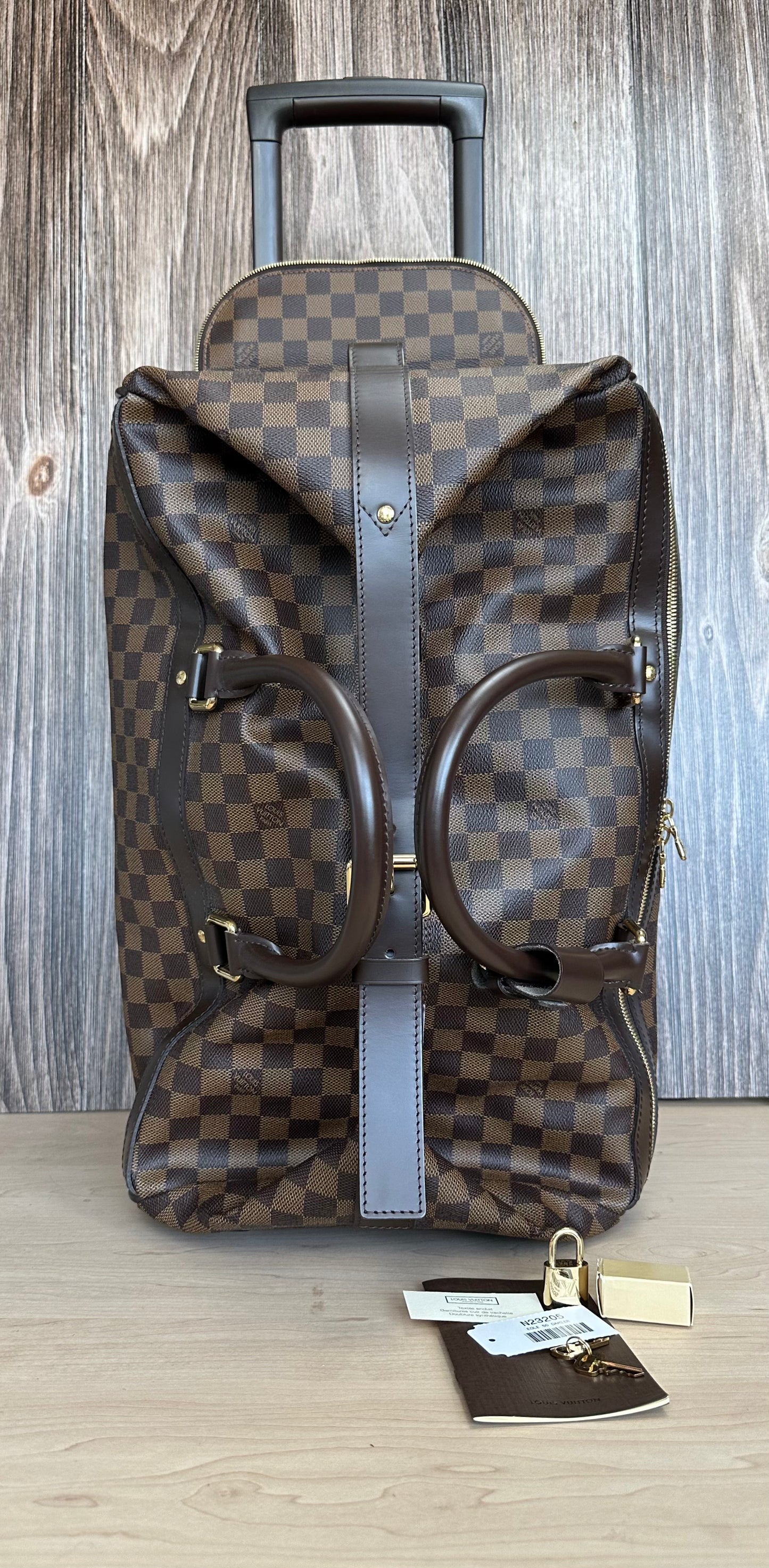 Eole 50 Rolling Travel Luggage Damier Ebene