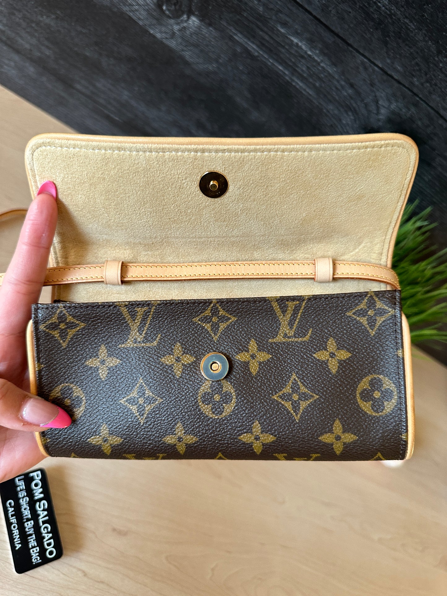 Authentic Preowned LV Monogram Pochette Twin PM Bag