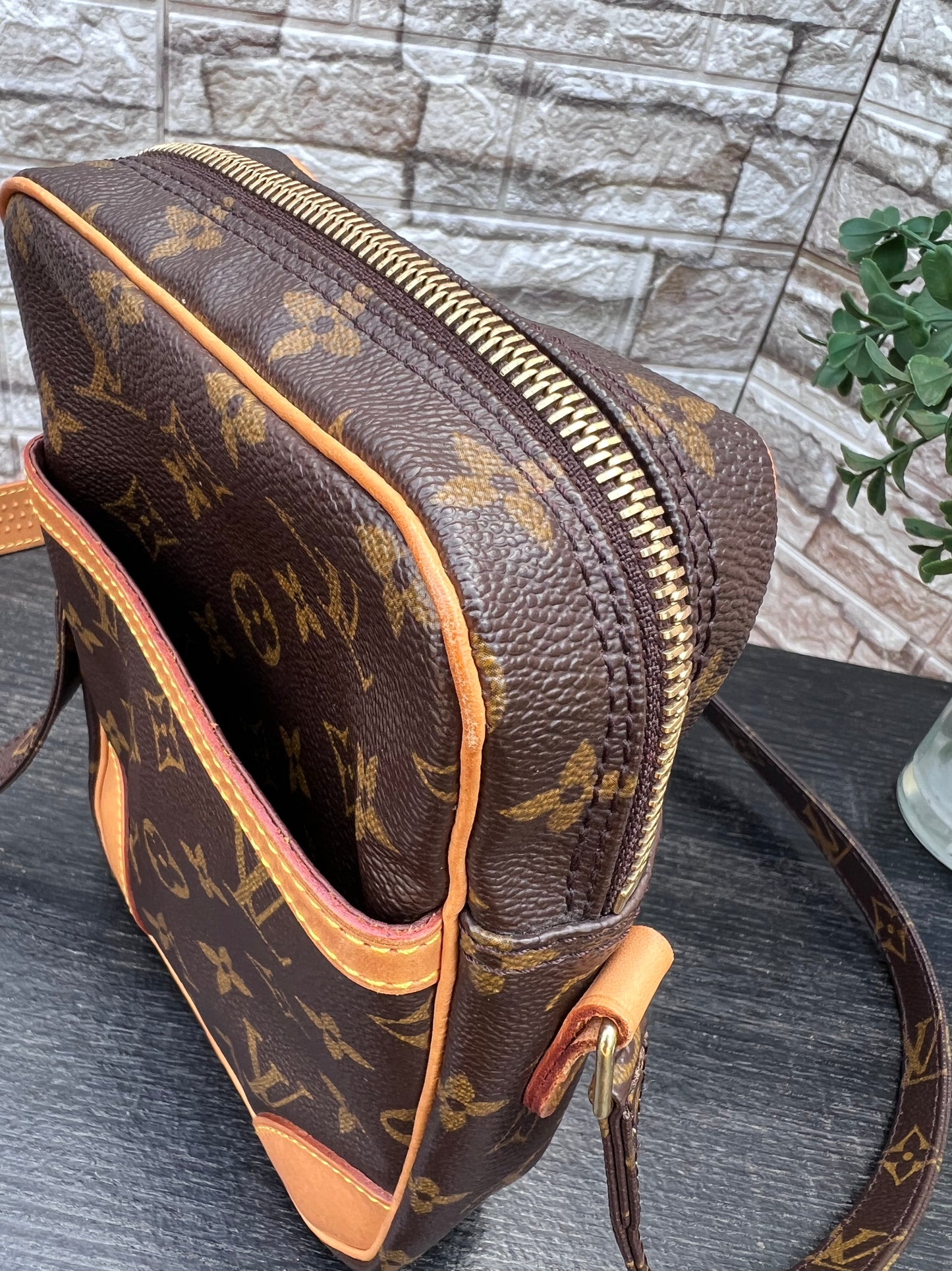 Danube PM Crossbody Monogram Canvas