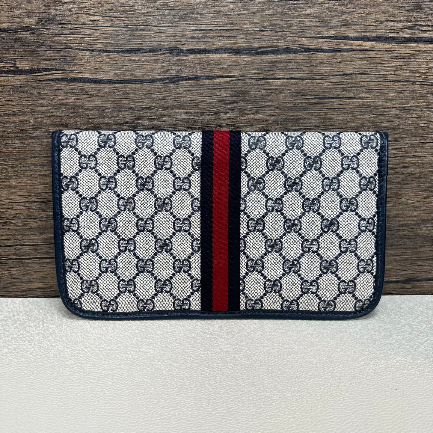 Vintage GG Envelope Coated Canvas Clutch