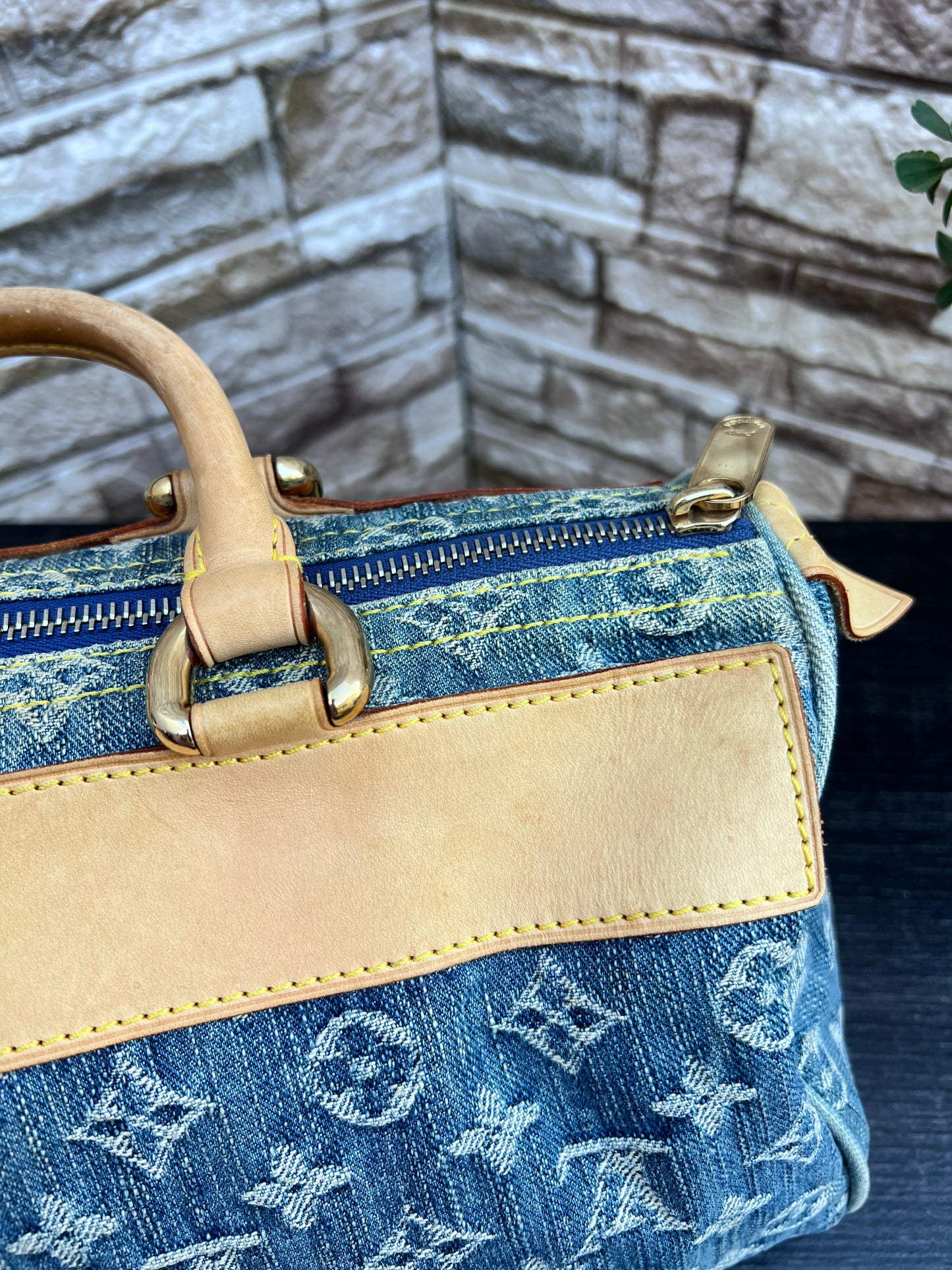 Blue Denim Neo Speedy Bag
