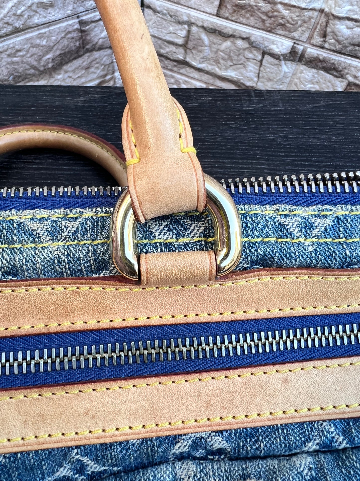 Blue Denim Neo Speedy Bag