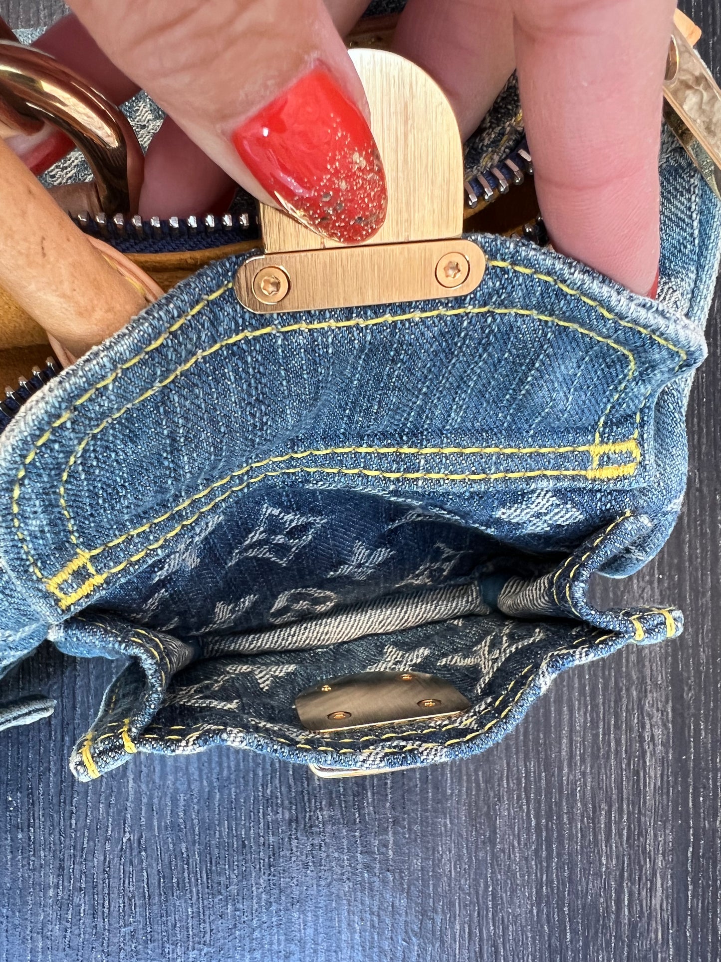 Blue Denim Neo Speedy Bag