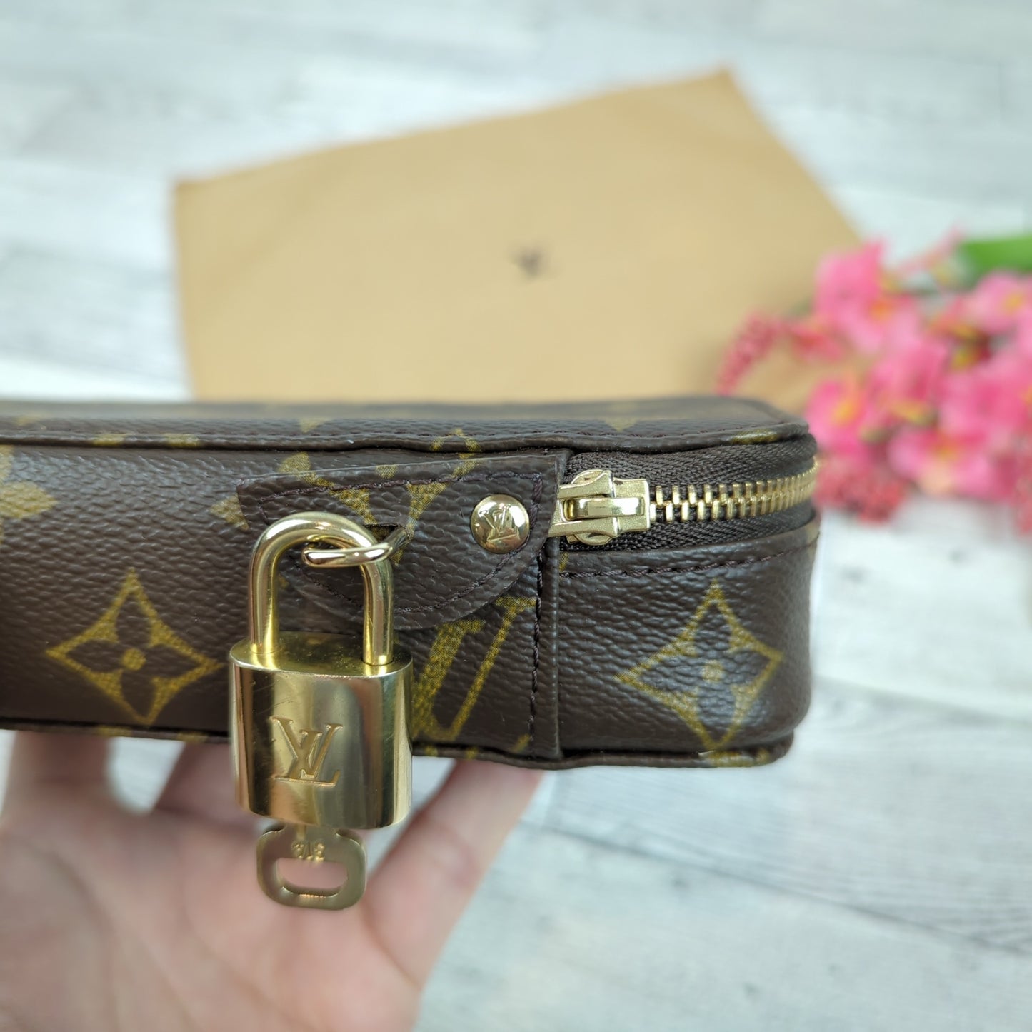 Louis Vuitton Poche Monte-Carlo PM Jewelry Case