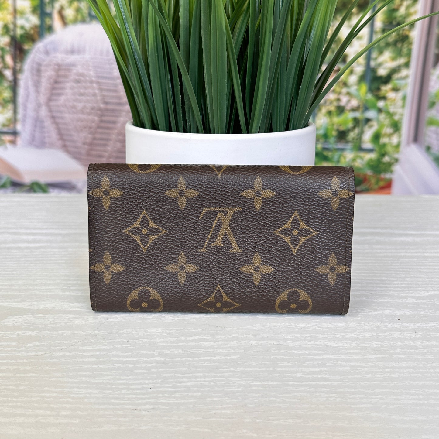 Louis Vuitton Monogram Compact Snap Wallet