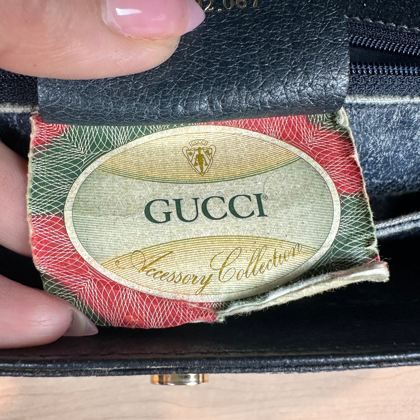 Gucci Vintage Supreme Sling Navy