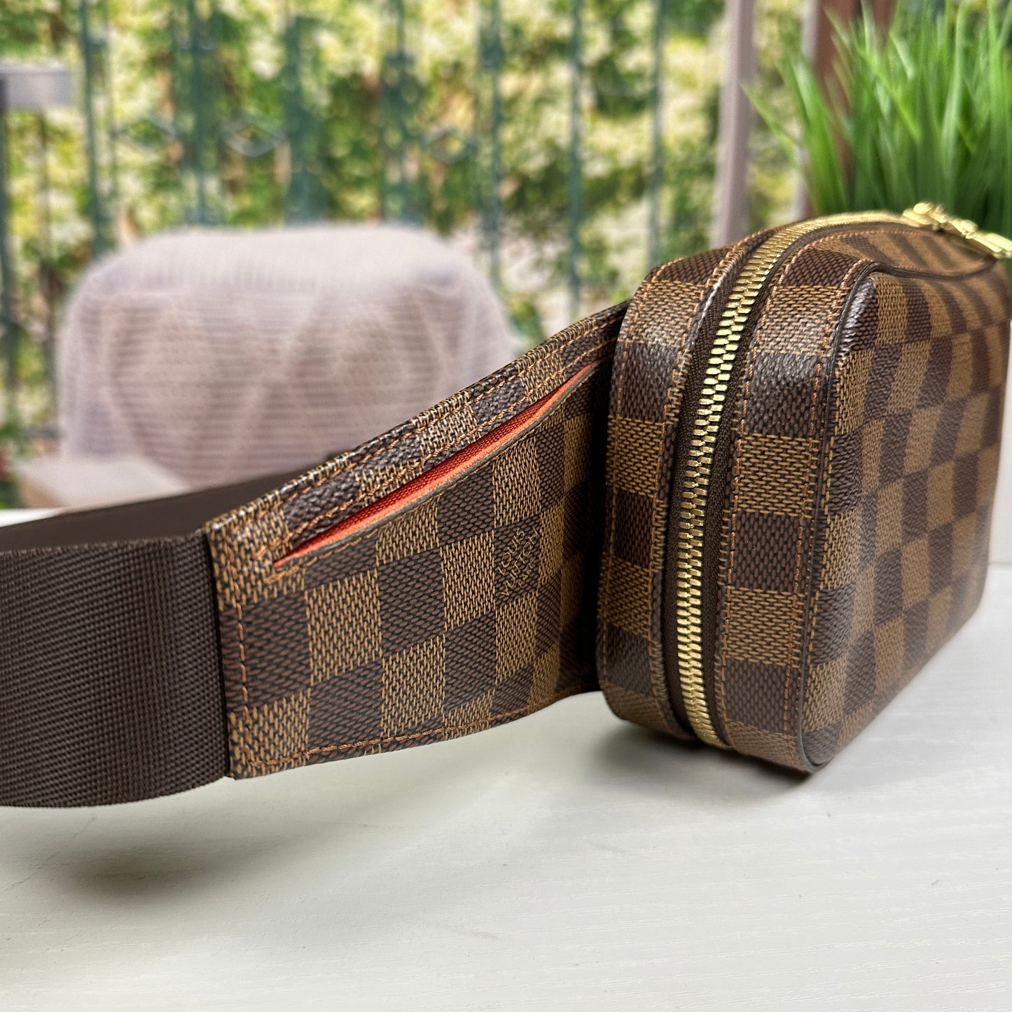 Louis Vuitton Geronimos Damier Ebene Sling Bag