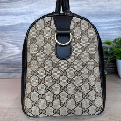 Gucci Original GG Boston Vintage Web Dark Brown