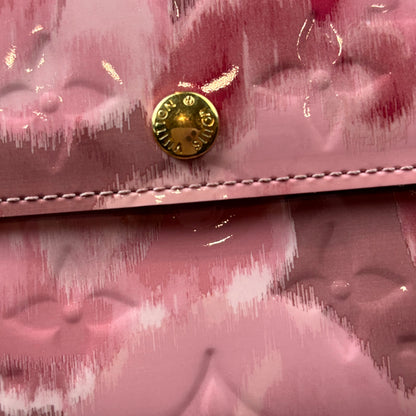 Louis Vuitton Vernis Ikat Sarah Wallet Rose Velours