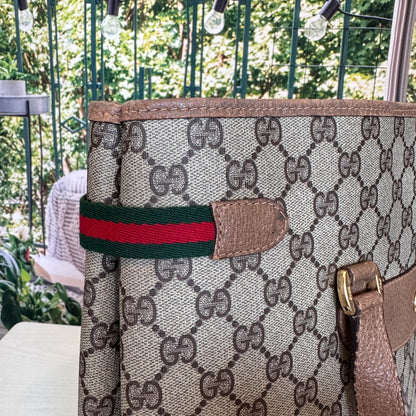 Gucci Beige GG Supreme Monogram Canvas Tote bag