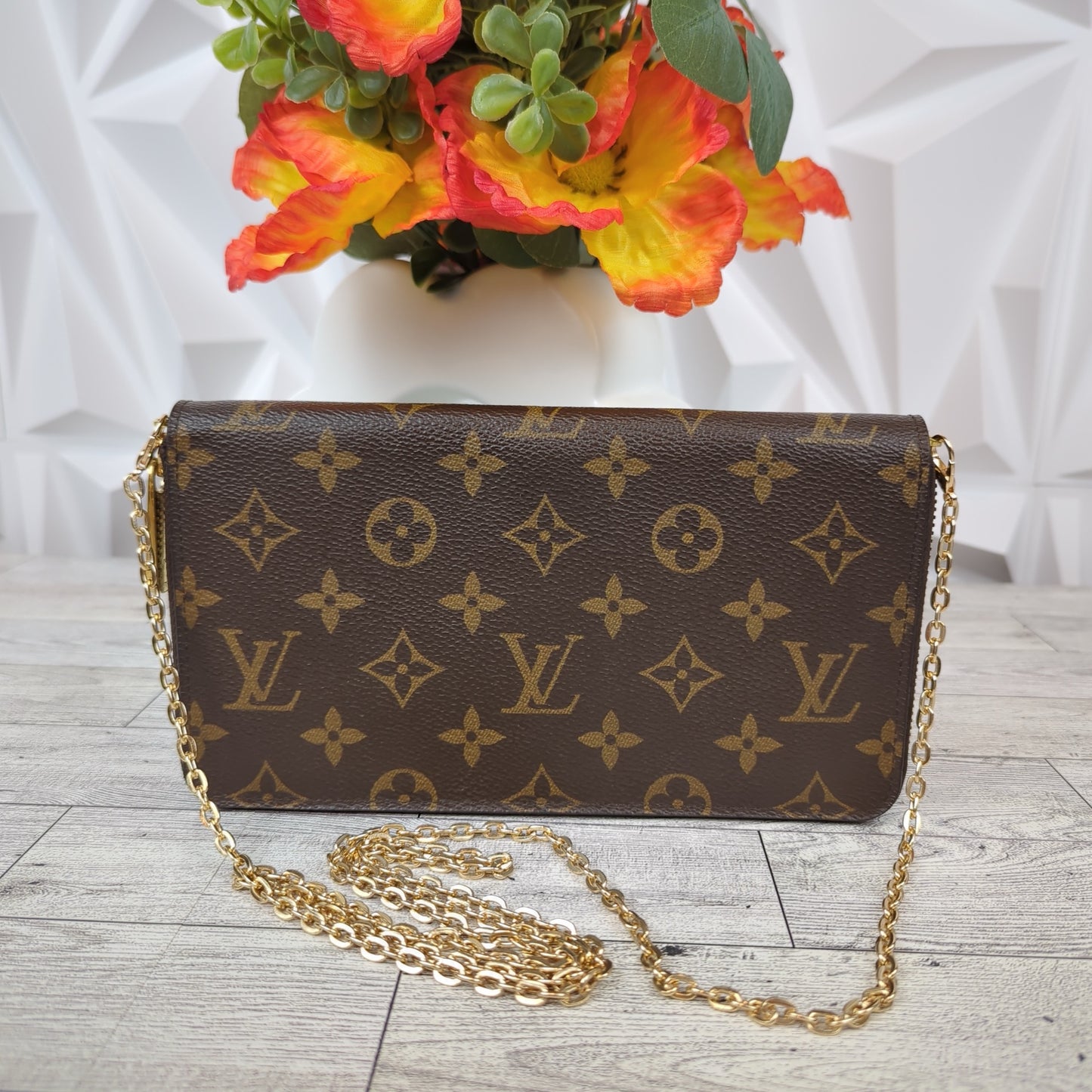 Louis Vuitton Zippy Organizer Wallet WOC Bundle