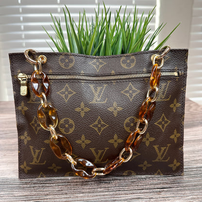 Louis Vuitton Randonnee Pouch Converted to Crossbody Clutch