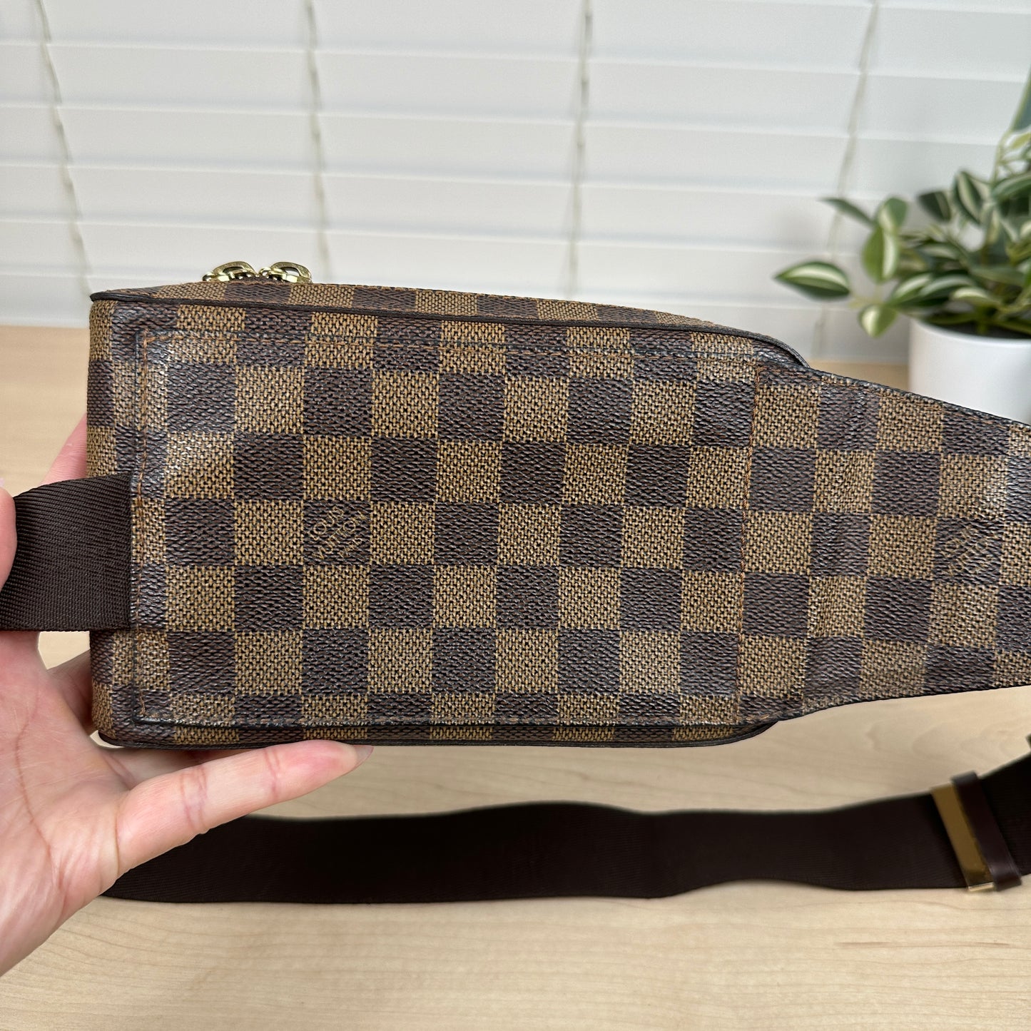 Louis Vuitton Geronimos Damier Ebene Sling Bag