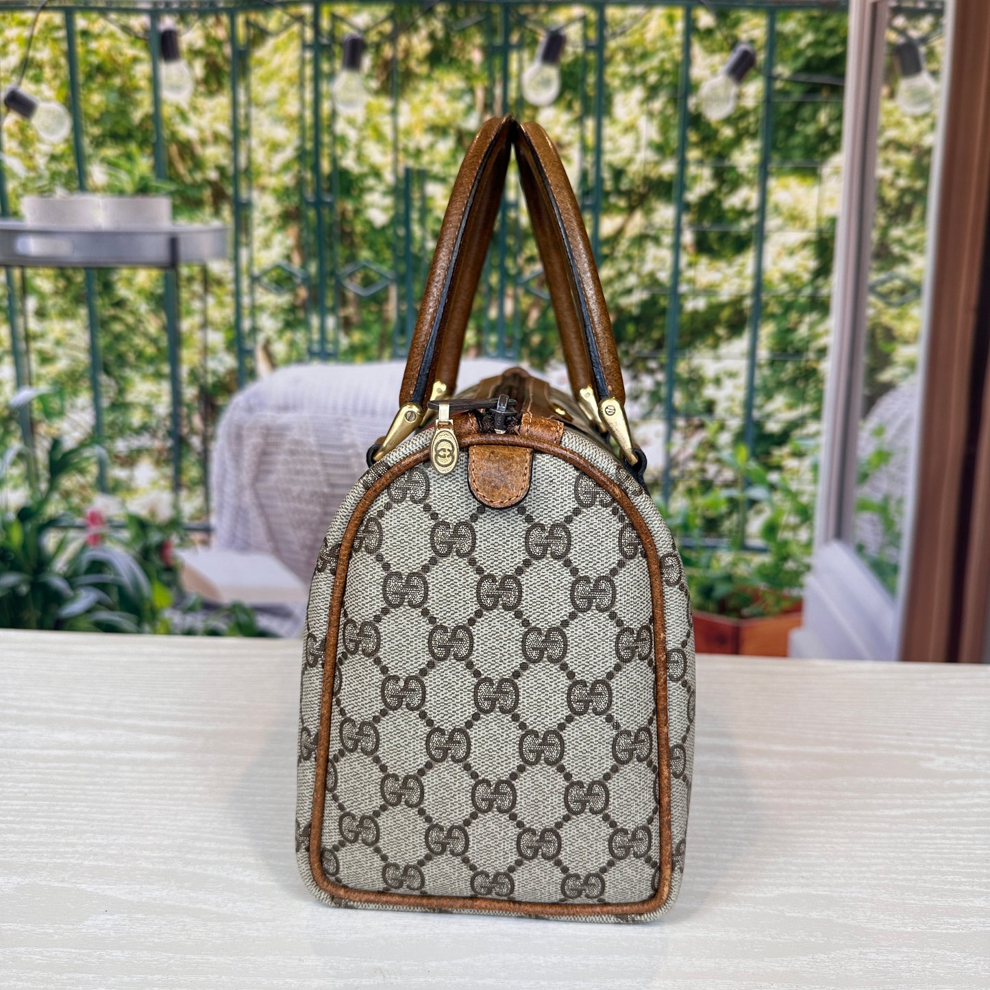 Gucci Vintage Ophidia Boston Bag