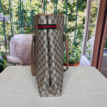 Gucci Beige GG Supreme Monogram Canvas Tote bag