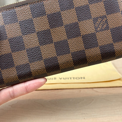 Louis Vuitton Damier Clemence Wallet Cherry